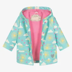 Hatley Girls Blue Sunshine Raincoat Online