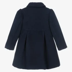 Patachou Girls Blue Traditional Felted Coat Discount