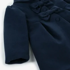 Patachou Girls Blue Traditional Felted Coat Discount