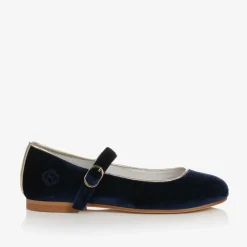 Beatrice amp; George Girls Blue Velvet Mary Jane Pumps Best