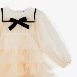RaspberryPlum Girls Blush Ivory Tulle Dress New