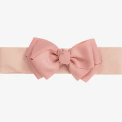 Angels Face Girls Pink Bow Headband Blush Sale