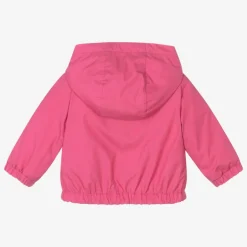 Moncler Enfant Girls Bright Pink Evanthe Hooded Jacket Online