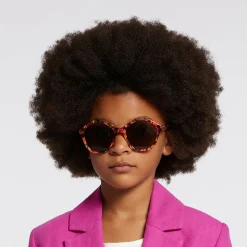Chloé Girls Brown & Pink Sunglasses