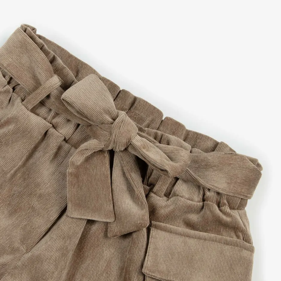 Elsy Girls Brown Corduroy Shorts