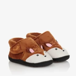 Chipmunks Girls Brown Reindeer Slippers Online