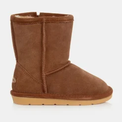 Chipmunks Girls Brown Suede Leather Boots Discount
