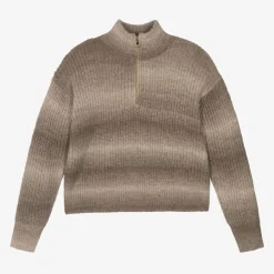 Mayoral Girls Brown Sweater