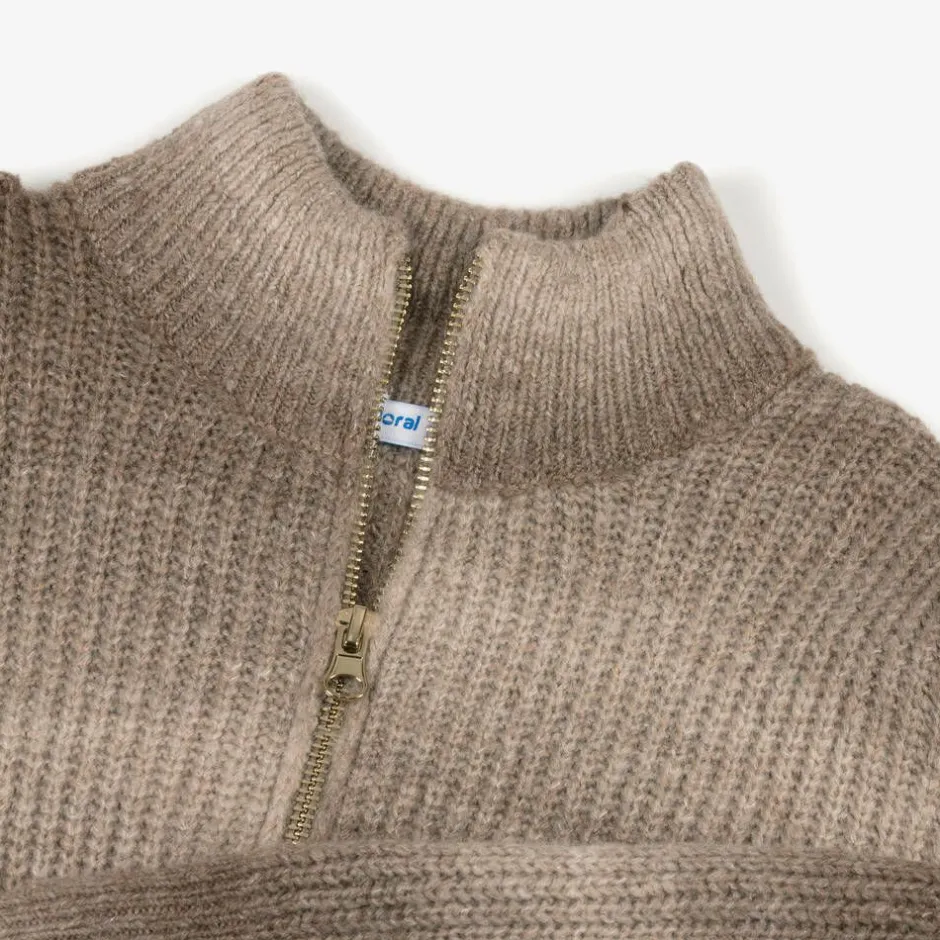 Mayoral Girls Brown Sweater