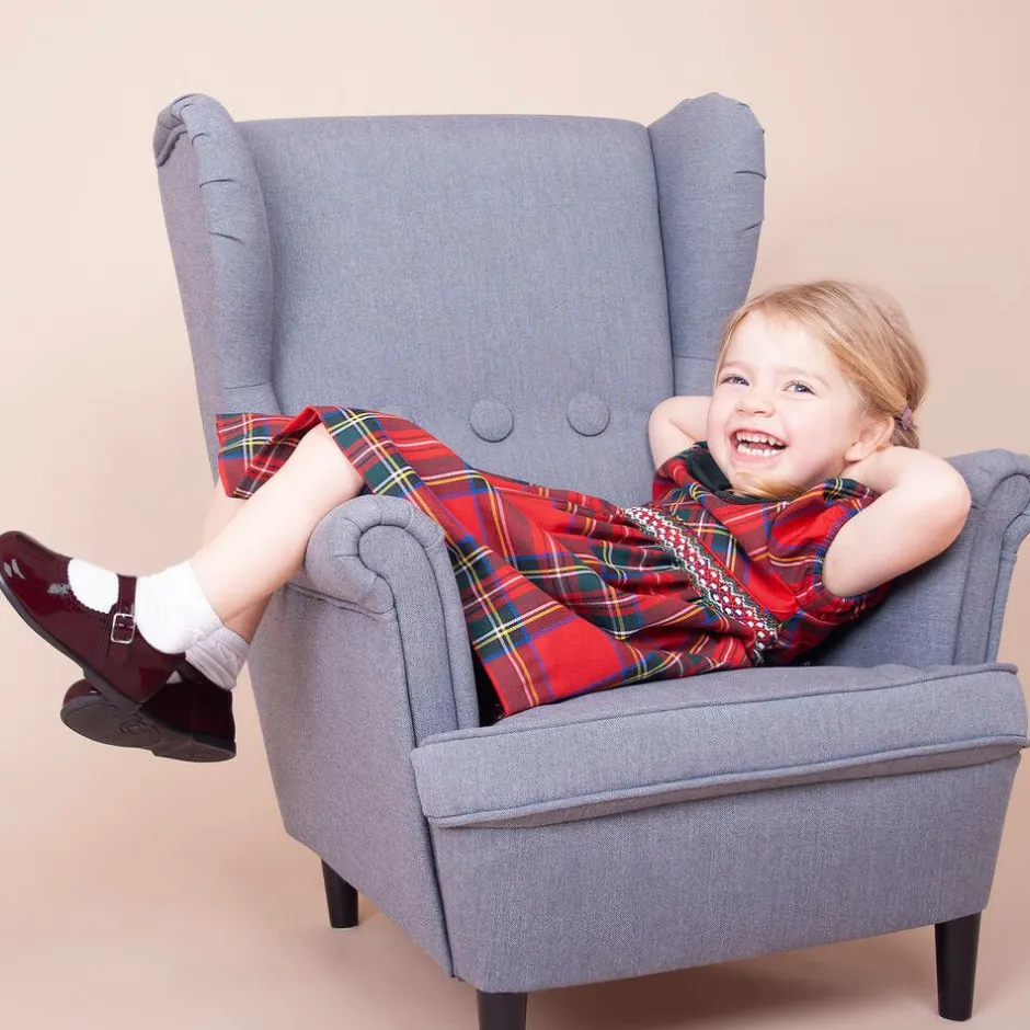 Early Days Girls Burgundy Leather Shoes Best