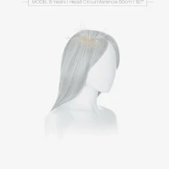 Junona Girls Crystal Bead & Feather Hair Clip Discount