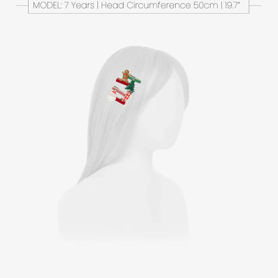 Meri Meri Girls Festive Hair Clips (8 Pack)