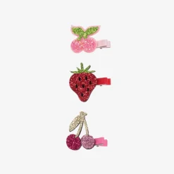 Bowtique London Girls Glittery Fruit Hairclips (3 pack) Best