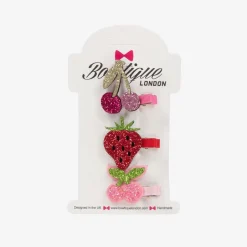 Bowtique London Girls Glittery Fruit Hairclips (3 pack) Best