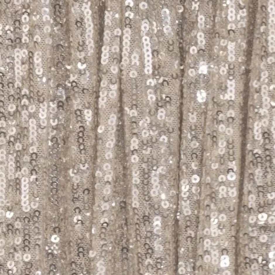 Phi Clothing Girls Gold & Silver Sequin Tiered Dress New