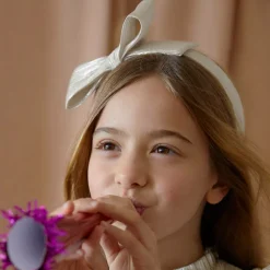 Abel amp; Lula Girls Gold Bow Stripe Hairband Online