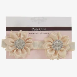 Cute Cute Girls Gold Hair Clips (2 Pack) Hot