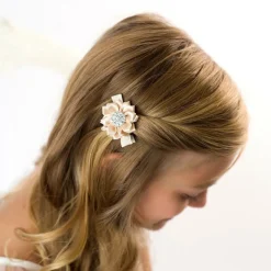 Cute Cute Girls Gold Hair Clips (2 Pack) Hot