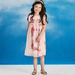 Versace Girls Gold Leather Medusa Pumps Sale