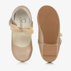 Sevva Girls Gold Mary Jane Shoes Sale