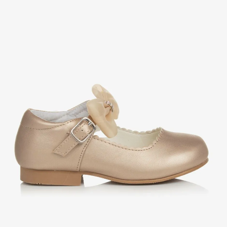 Sevva Girls Gold Mary Jane Shoes Sale