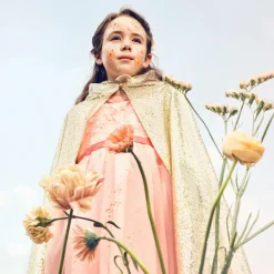 Souza Girls Gold Sequin Cape Costume Best