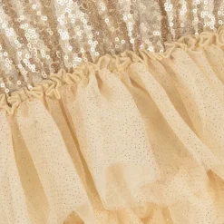 Souza Girls Gold Sleeveless Sequin Dress