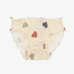 Petit Bateau Girls Green & Red Cotton Knickers (3 Pack) Outlet