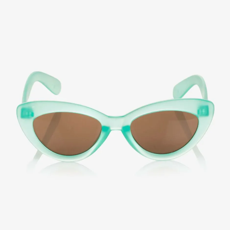 Molo Girls Green Cat-Eye Sunglasses (UVA/UVB) CoolMint Hot