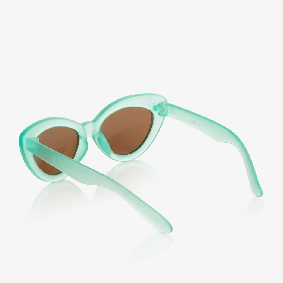 Molo Girls Green Cat-Eye Sunglasses (UVA/UVB) CoolMint Hot