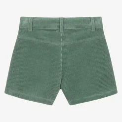 Tartine et Chocolat Girls Green Corduroy Shorts Outlet