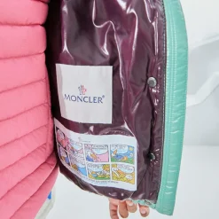 Moncler Enfant Girls Green Down Padded Jacket Best
