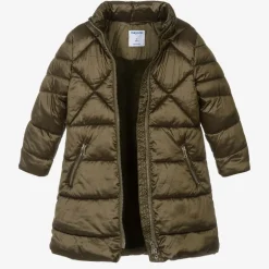 Mayoral Girls Green Hooded Puffer Coat Hot