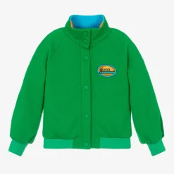 Gucci Girls Green Jacquard Jacket