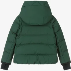 Moncler Enfant Girls Green Suisses Down Ski Jacket Online