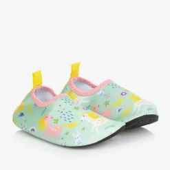 Playshoes Girls Green Unicorn Aqua Shoes Online