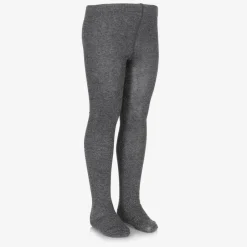 Mayoral Girls Grey & Silver Cotton Tights Best