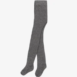 Mayoral Girls Grey & Silver Cotton Tights Best
