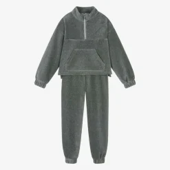 Mayoral Girls Grey Corduroy Tracksuit Discount