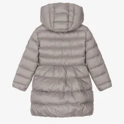 Il Gufo Girls Grey Down Padded Puffer Coat