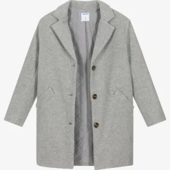 Mayoral Girls Grey Felted Coat Sale