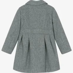 Mayoral Girls Grey Felted Coat