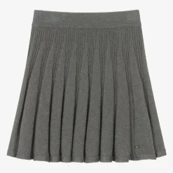 Mayoral Girls Grey Glitter Knitted Skirt New