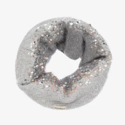 Boboli Girls Grey Knitted Snood