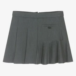 Fun amp; Fun Girls Grey Pleated Skirt Outlet