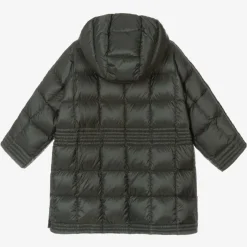 Moncler Enfant Girls Grey Puffer Coat