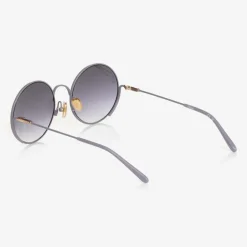Chloé Girls Grey Round Sunglasses Discount