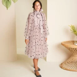 Monnalisa Girls Grey Suede Leather Bow Shoes New