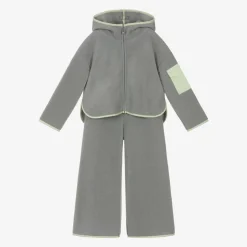 Il Gufo Girls Grey Wide Leg Tracksuit