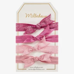 Milledeux Girls Hair Elastics (4 Pack) Best